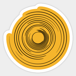 Sound Wave Ripple // Minimalist Design Sticker